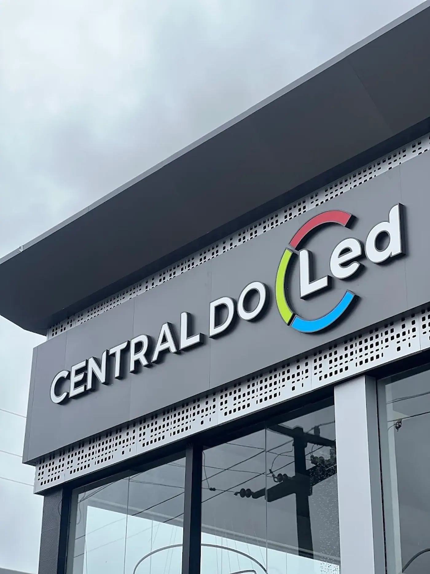 Letreiro da Central do LED